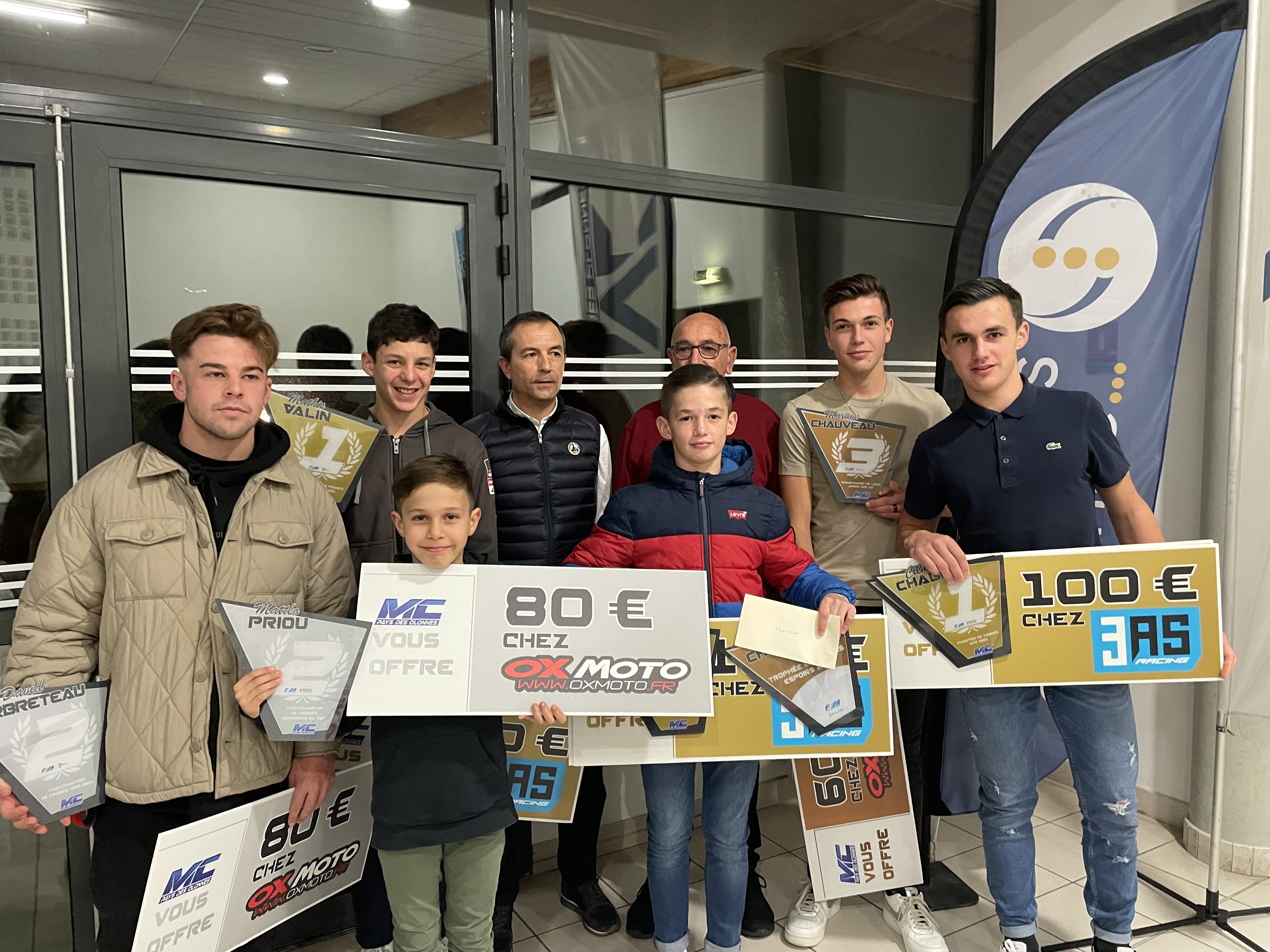 Les pilotes récompensés ! Les pilotes récompensés !